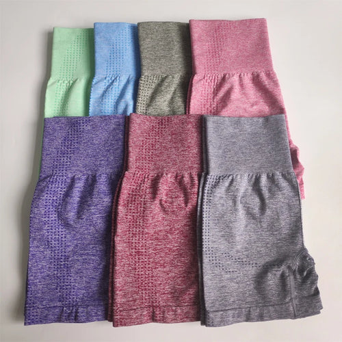 7 Colors Seamless Shorts 10CM Inseam Women Yoga Shorts Soft Matrial Workout Shorts High Waisted Gym Short