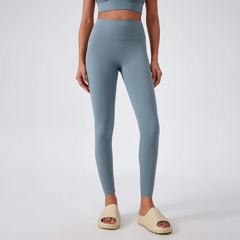 25'' Women'S Butt Lifting Yoga Pants No Camel Toe Workout Gym Tights High Waist Sport Leggings